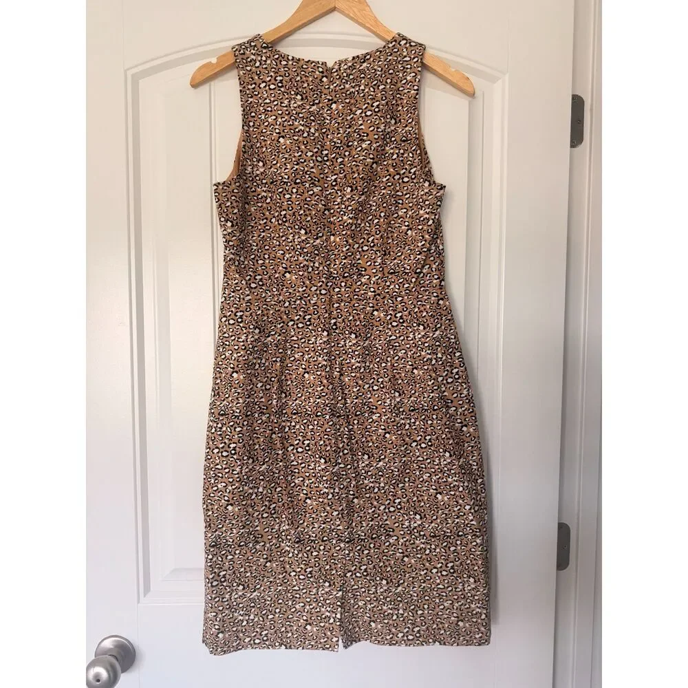 J. Crew Cheetah Print Dress - size 4